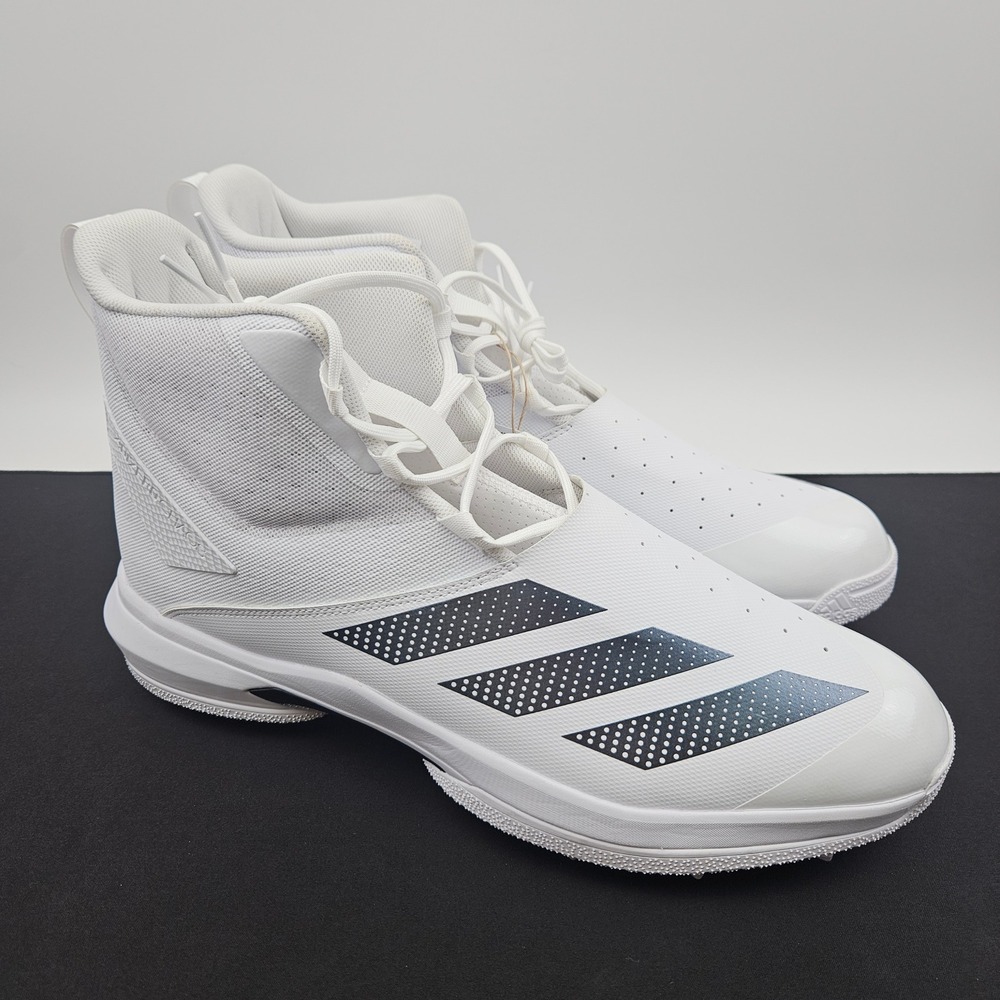 Adidas Adizero Chaos Torsi Mens Football Cleats White JR6495‎ Size 17 New